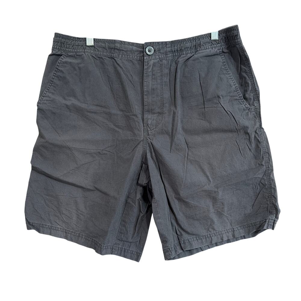 Columbia Mens Shorts Charcoal Regular Fit Casual Outdoor 100% Cotton 38x10